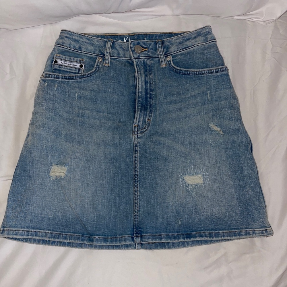 CALVIN KLEIN DENIM SKIRT